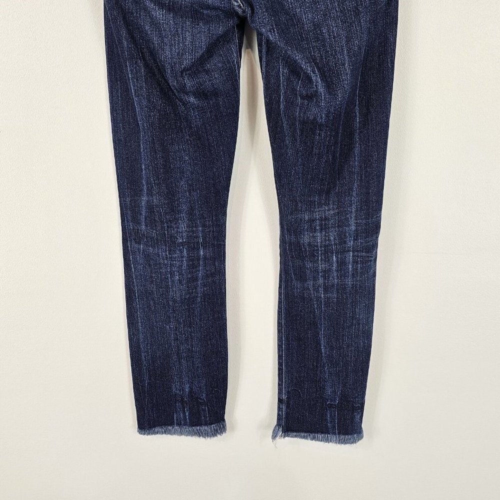 Citizens of Humanity Ava Low Rise Straight Leg Blue Jeans Womens Size 26 Frayed - Picture 4 of 16